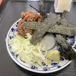 Banmoto Seimenjo - たまごかけ麺の具材接写