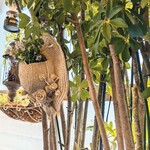 魔女のちいさな森のハンバーガー - お花がちょこちょこ咲いています！