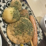 レストラン 時之栖 - 青のりだし粉をたっぷりかけて　5種類