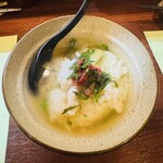 和彩むねや - ヒラメのだし茶漬け