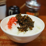 Maebashi Tonkotsu Mirakuru - ライス　激辛子高菜