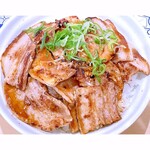 松屋 - 炙り十勝豚丼。
