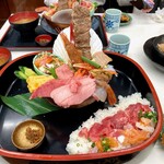 野口鮮魚店 - 朝一築地丼(元気もりもりver.)