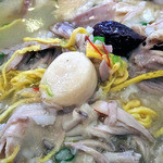 コッテジ - 参鶏湯ハーフ（クリやナツメが出てきました）（２０１４年２月）