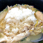 コッテジ - 参鶏湯ハーフ（ご飯投入です）（２０１４年２月）