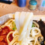 かつみ屋 - 麺もかなりもっちりして美味しい