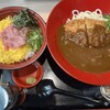 Tokutoku - ジャワ風かつかつカレーうどん（３玉）＆ ネギトロ丼