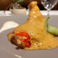 モトイ - ブルターニュ産オマール海老と蕾菜のソテ