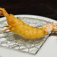 串揚げキッチン だん EKIZO神戸三宮店 - 海老ちゃんはやはり間違いない