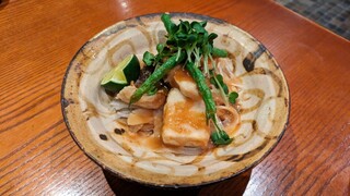 東京 土山人 - 真鯛と豆腐の竜田揚げ1,650円