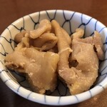 仙台中華そば 銘店嘉一 - コリコリと食感良く旨いです。
