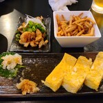 カラタチ - だしまきたまご、ポテトフライ、とり皮