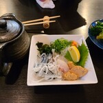 カラタチ - ふぐざくとあん肝のポンズ