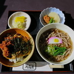 大島屋 - 辛玉丼＆かけそば