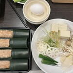 しゃぶ葉 - 鶏つくねと、野菜。