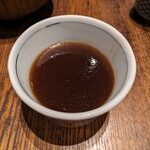 Azabu Kawakamian - 蕎麦湯は、別に蕎麦猪口を一緒に提供してくれました。