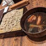 Azabu Kawakamian - 鴨汁せいろは、鴨肉柔らかくて美味しいです。