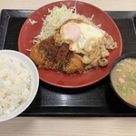 かつや - 料理写真:ホル玉とロースカツの合い盛り定食✨