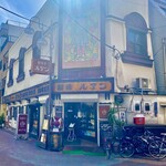 珈琲亭 ルアン - ｢大森銀座商店街｣を山王方面へ歩き、JR線手前を左側にアーケード抜けた所。
            近くには、畑山さん＆竹中慎二さんのボクシングジムが有り…以前紹介した｢お食事 まるやま｣さんが斜め前に有る。