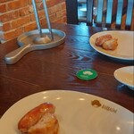 バルバッコア 渋谷店 - 最初にきたチキンとソーセージ