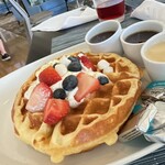 The veranda at The Beachhouse - 