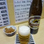 富仁美 - ビールとお通し