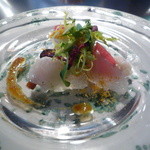 八王子うかい亭 - 寒平目のマリネ