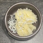 上野アメ横のひもの屋 - 2024.03.30 (土)   お通し　450円（税込）