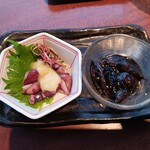 Hokkaido - ホタルイカ、酢味噌と沖漬け