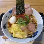 うしお - 鶏出汁ラーメン(特トッピング＋海老ワンタン)