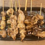 大衆酒場 江戸一 - 2024.03.29 (金)   ねぎま、せせり、とりレバー（１本税込110円）テッポー（１本税込143円）