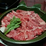 Taiyoshi Hyakuban - 上等な肉質。すき焼きコース6300円