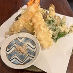 ZARUBAKU - 海老2本と野菜の天ぷら