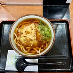 名立谷浜サービスエリア（下り線）フードコート - しろえびかき揚げ天うどん（税込み９５０円）