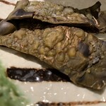 こんぶや - 桜エビの下にあった昆布はお願いすると焼いてくれます