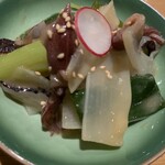 こんぶや - 蛍烏賊　東京うどからし味噌あえ