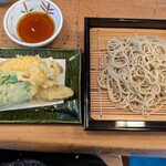 信州そば むらた - 野菜天ざる　1750円