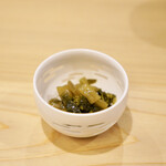 割烹 はらだ - 花山葵醤油漬け