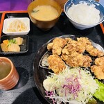 まさみ食堂 - 唐揚げ定食