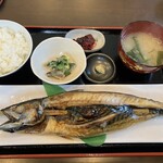 益田商店　元祖朽木屋 - 浜焼き鯖定食　１９８０円