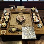 Oku Hida Fukuchi Onsen Yama Sato No Iori Souen - 囲炉裏