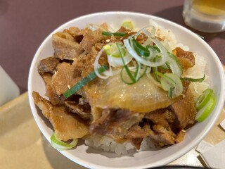 Eat it! - 豚スタミナ小丼 アップ
