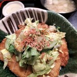 名水手打ちそば お清水 - 季節の醤油カツ丼（春）　¥850