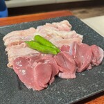 とりやたまや - 三種盛り