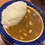 エチオピア カリー キッチン - エビのカレー　全て大盛り　4辛