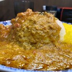 ヌードル＆スパイスカレー 今日の1番 - あいがけのキーマあっぷ