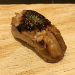 鮓 きずな - 山椒の乗ったアナゴ