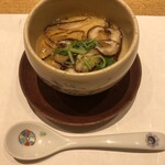 鮓 きずな - 椎茸と山椒の茶碗蒸し