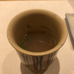 鮓 きずな - しじみあさり蛤のスープ長野県のひらたけ　匂いから美味しい