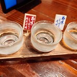 蛍 - 季節のお酒3品飲み比べ